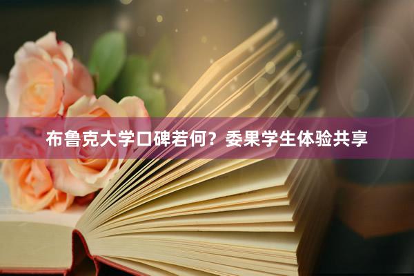 布鲁克大学口碑若何？委果学生体验共享